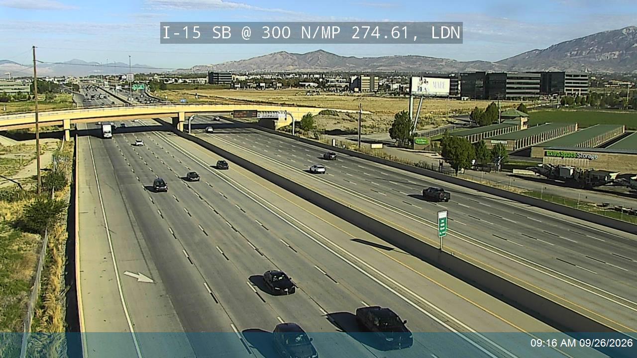 I-15 SB @ 300 N / MP 274.61, LDN