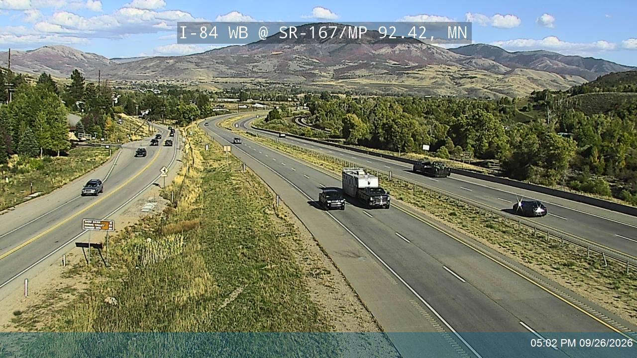 I-84 WB @ SR-167 / MP 92.42, MN
