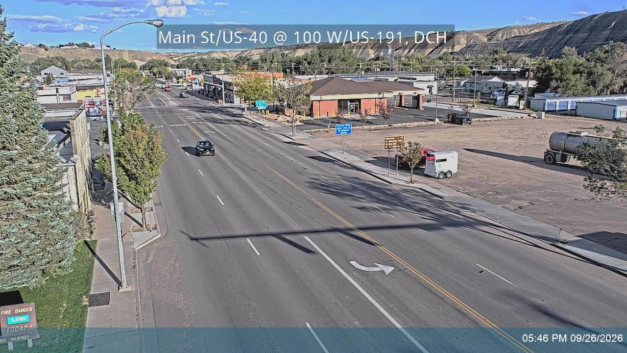 Main St / US-40 @ 100 W / US-191, DCH