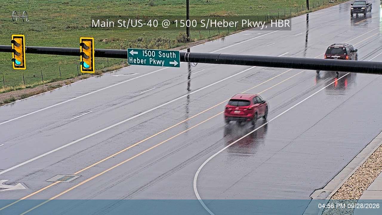 Main St / US-40 @ 1500 S / Heber Pkwy, HBR