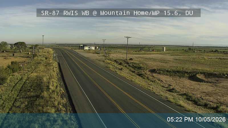 SR-87 RWIS WB @ Mountain Home/MP 15.6, DU