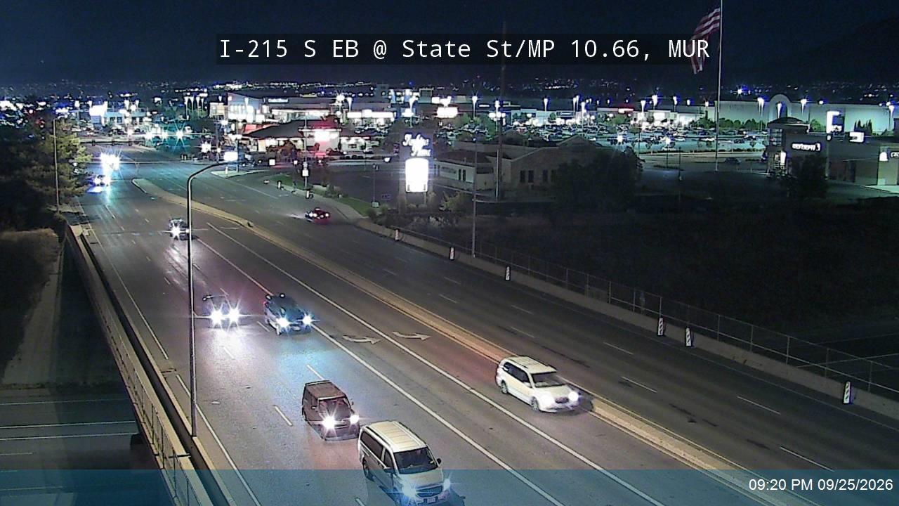 I-215 S EB @ State St / US-89 / MP 10.66, MUR
