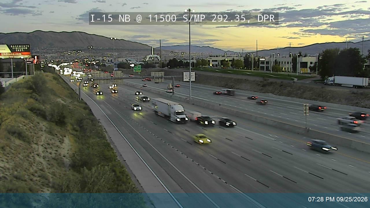 I-15 NB @ 11500 S / MP 292.35, DPR