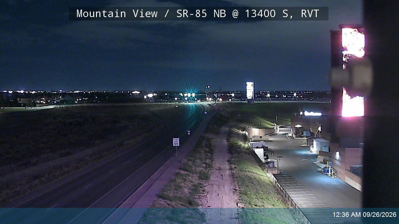 Mountain View / SR-85 NB @ 13400 S, RVT