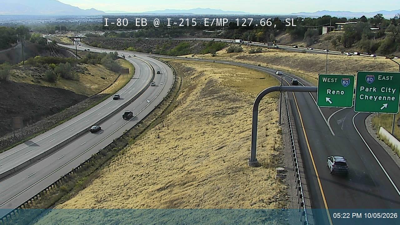I-80 EB @ I-215 E / MP 127.66, SL