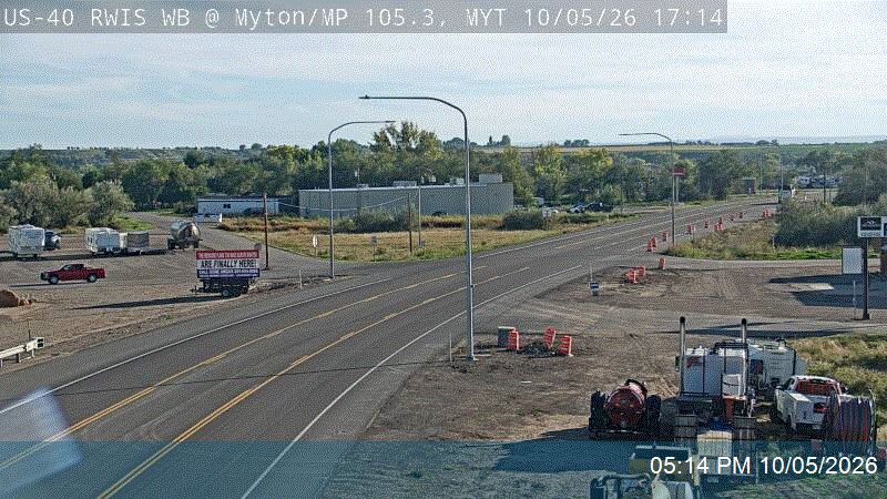 US-40 RWIS WB @ Myton / MP 105.3, MYT