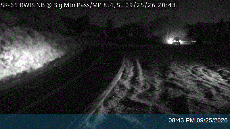 SR-65 RWIS NB @ Big Mountain Pass / SL-MN Co Line / MP 8.4, SL