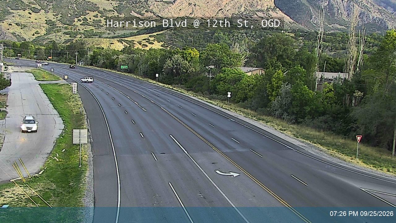 Harrison Blvd / SR-203 @ 12th St / Ogden Canyon Rd / SR-39, OGD