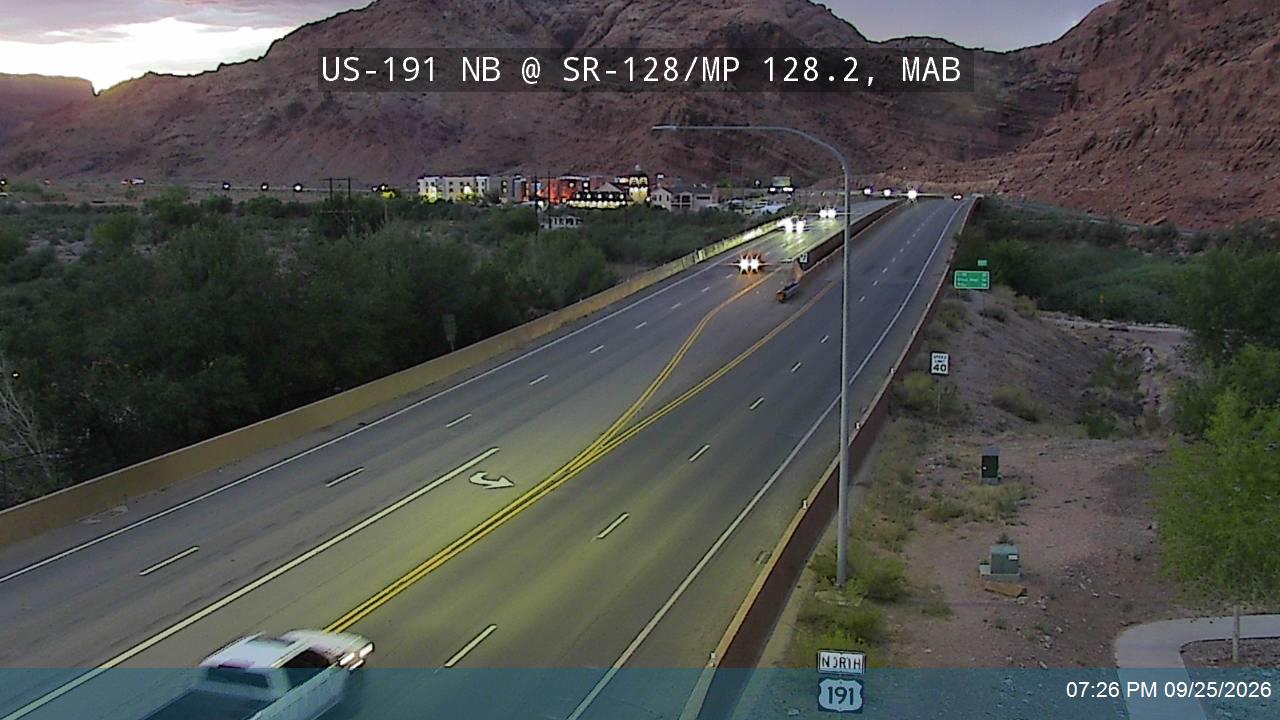 US-191 NB @ SR-128 / MP 128.2, MAB