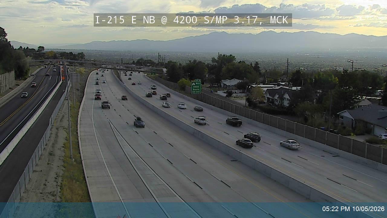 I-215 E NB @ 4200 S / MP 3.17, MCK