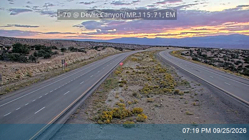 I-70 @ Devils Canyon / MP 115.71, EM