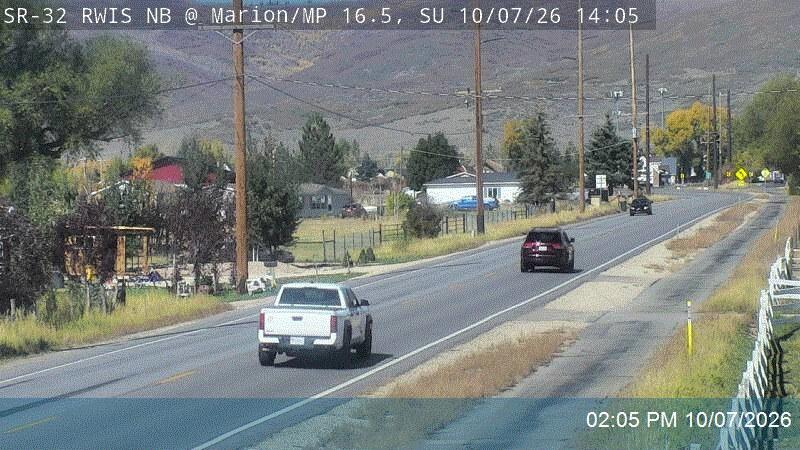 SR-32 RWIS NB @ Rob Young Ln / MP 16.46, SU