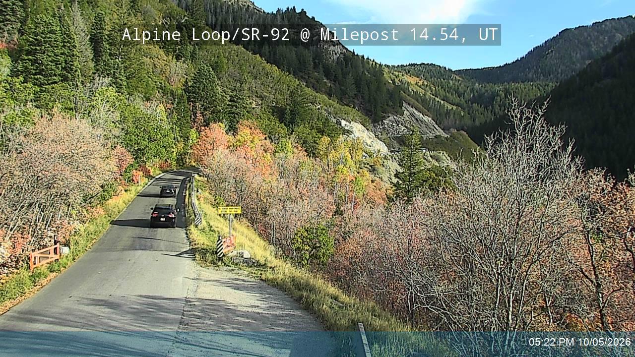 Alpine Loop / SR-92 @ Milepost 14.54, UT
