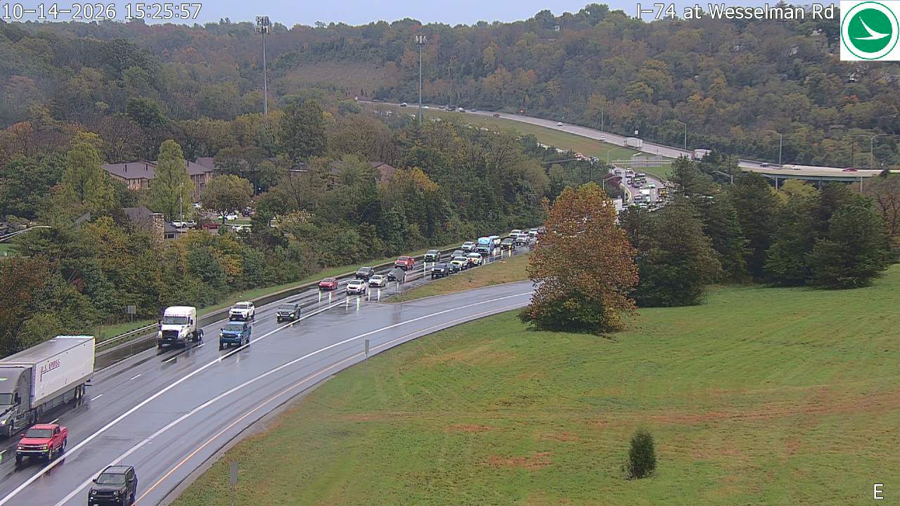 I-74 at Wesselman Rd