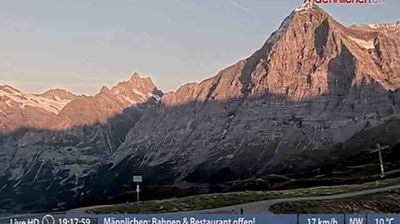 Grindelwald › South-east: Männlichen, Blick zur Jungfrau