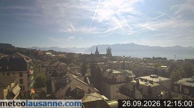 Lausanne › South-east: Lausanne Cathedral - Lake Geneva - Les Jumelles