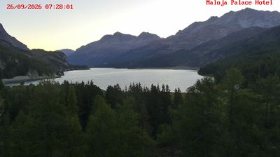Bregaglia › North-east: Lake Sils - Piz Corvatsch