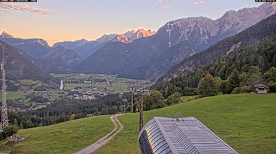 Gemeinde Sankt Martin bei Lofer › South: Bergstation Almbahn 1 - Scheffsnoth - Lofer - MPREIS - Grosses Hinterhorn