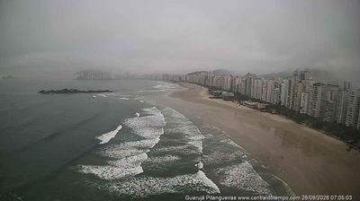 Guaruja › South-west: Praia Pitangueiras - Astúrias Beach