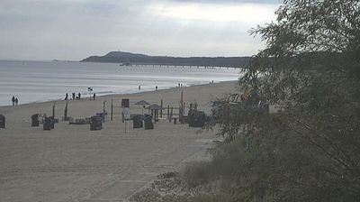 Trassenheide › East: Trassenheide Strand - Seebrücke Zinnowitz