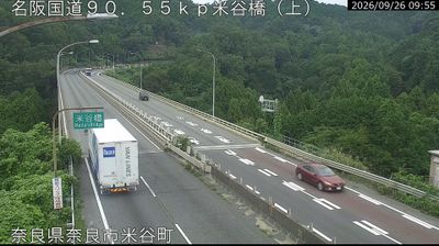 Tenri › North: Weather＆Traffic of the MEIHAN highway at east of - NARA JAPAN名阪国道 天理市東側の様子