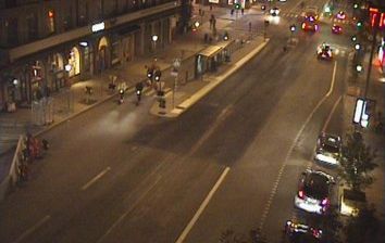Stockholm › North-east: Odengatan-Sveavägen mot Valhallavägen