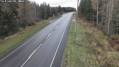 Laitila: Tie 8 - Nästi - Poriin
