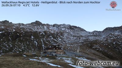 Heiligenblut am Grossglockner: Wallackhaus RegioJet Hotels - Heiligenblut - Blick nach Norden zum Hochtor