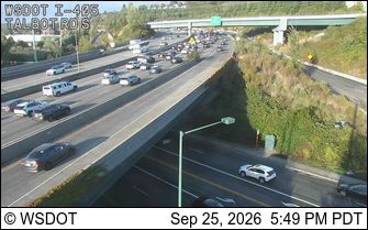 Renton: I-405 at MP 2.7: Talbot Rd S
