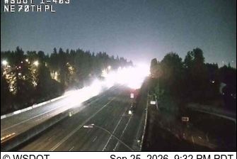 Kirkland: I-405 at MP 17.4: NE 70th Pl