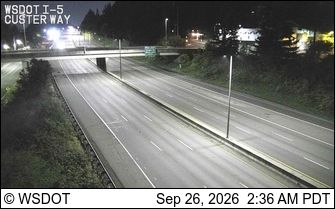 Olympia: I-5 at MP 104: Custer Way