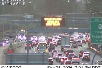 Fife: I-5 at MP 137.5: 54th at