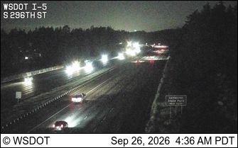 Federal Way: I-5 at MP 145.3: S 296th St
