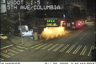 Seattle: I-5 at MP 165.4: 5th Ave/Columbia