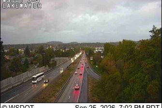 Bellingham: I-5 at MP 253: Lakeway Dr