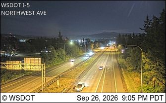 Bellingham: I-5 at MP 256.8: Northwest Ave