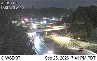 Bellingham: I-5 at MP 257.6: Bakerview Rd