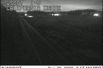Ferndale: I-5 at MP 266.8: California Creek