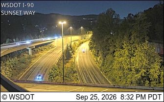 Issaquah: I-90 at MP 18: Sunset Way