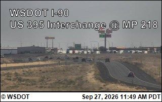 Ritzville › West: I-90 at MP 220: US 395 Interchange