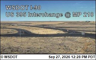 Ritzville › West: I-90 at MP 220: US 395 Interchange