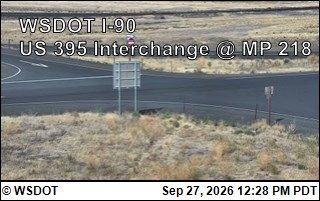 Ritzville › West: I-90 at MP 220: US 395 Interchange