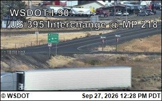 Ritzville › West: I-90 at MP 220: US 395 Interchange