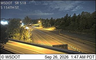 Burien: SR 518 at MP 1.6: S 154th St