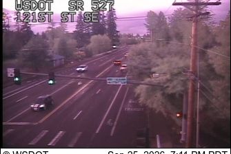 Everett: SR 527 at MP 9.5: 121st St SE
