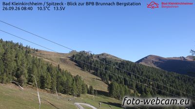 Bad Kleinkirchheim: Spitzeck - Blick zur BPB Brunnach Bergstation