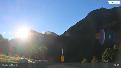 Klosters Dorf: Klosters - Monbiel Parkplatz