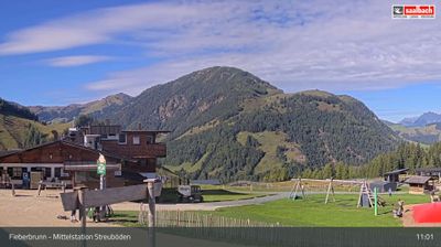 Marktgemeinde Fieberbrunn: Fieberbrunn, Skicircus Saalbach Hinterglemm - Mittelstation Streuböden