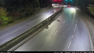 Vancouver › North: Stanley Park Causeway at Stanley Park entrance, looking north