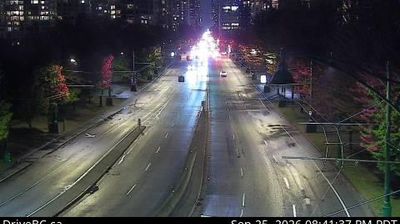 Vancouver › South: Georgia Street at Chilco, looking south